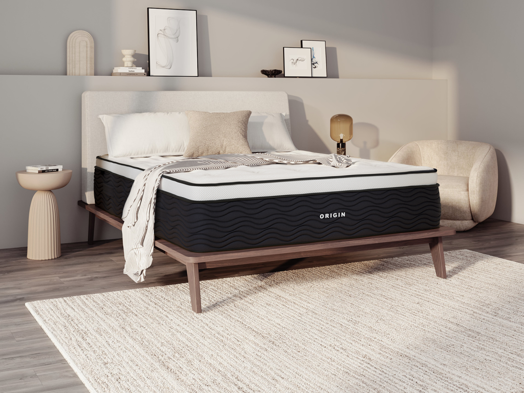 
                     Award-winning, medium-plush mattress 
                  